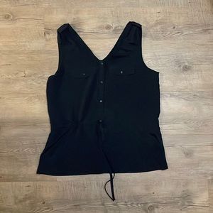 Banana republic navy blouse